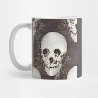 halloween creepy children dia de los muertos skull Mug